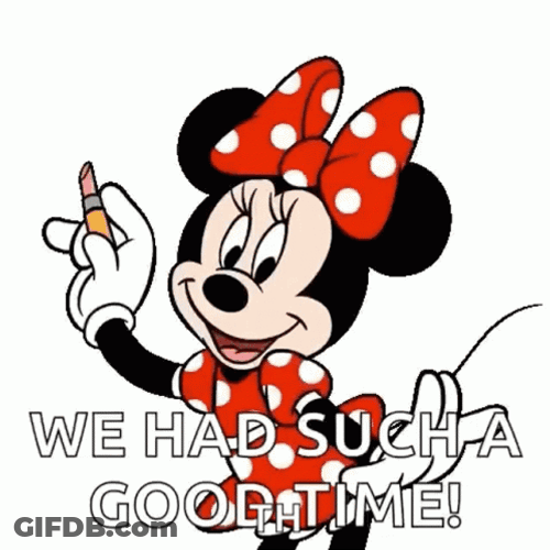 Minnie Mouse Thank You For Your Time GIF