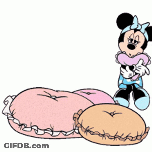 Minnie Mouse Wanting To Sleep GIF