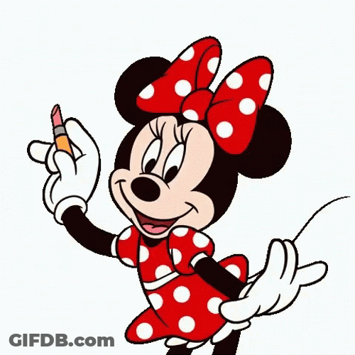 Minnie Mouse Winking And Thanking You GIF