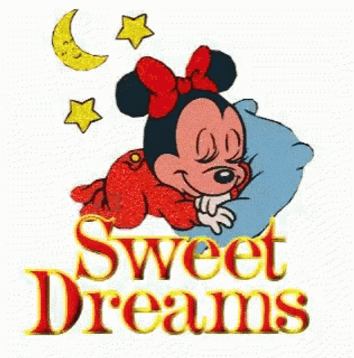 Minnie Mouse Wishing You Sweet Dreams GIF