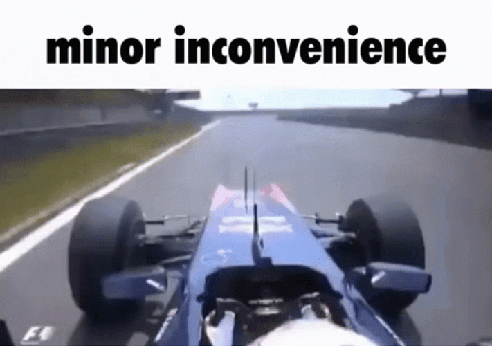 Minor Inconvenience Car Crash Meme GIF