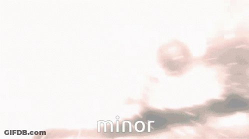 Minor Text On Pink And White Background GIF