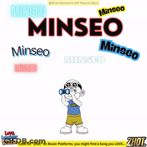Minseo Cartoon Character Standing GIF