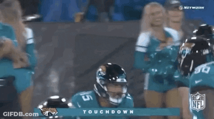 Minshew Just Scored Touchdown GIF