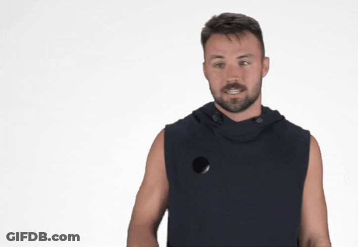 Minshew Sweating Hand Gesture GIF