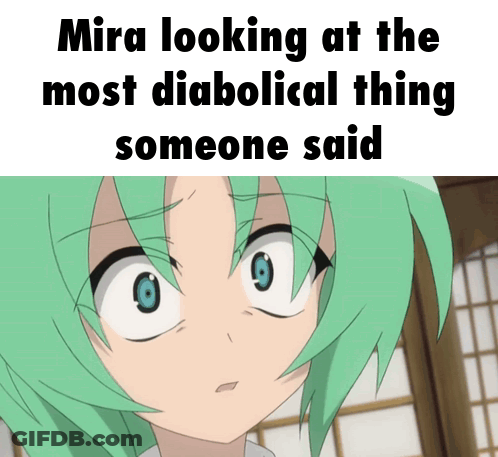 Mira Looking At Diabolical Comment GIF