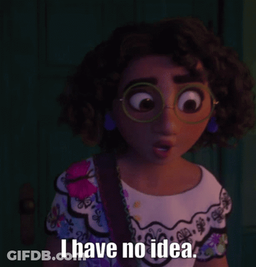 Mirabel No Idea GIF