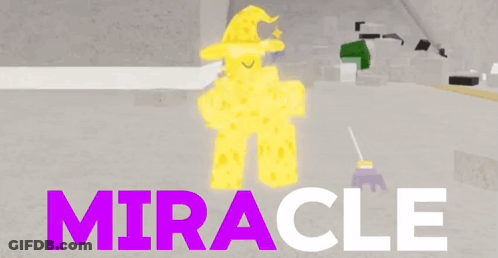 Miracle Video Game Poster With Yellow Character GIF