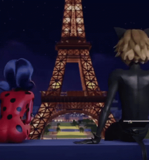 Miraculous Ladybug Eiffel Tower GIF