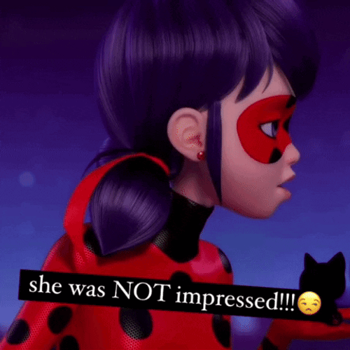 Miraculous Ladybug She Was Not Impressed GIF