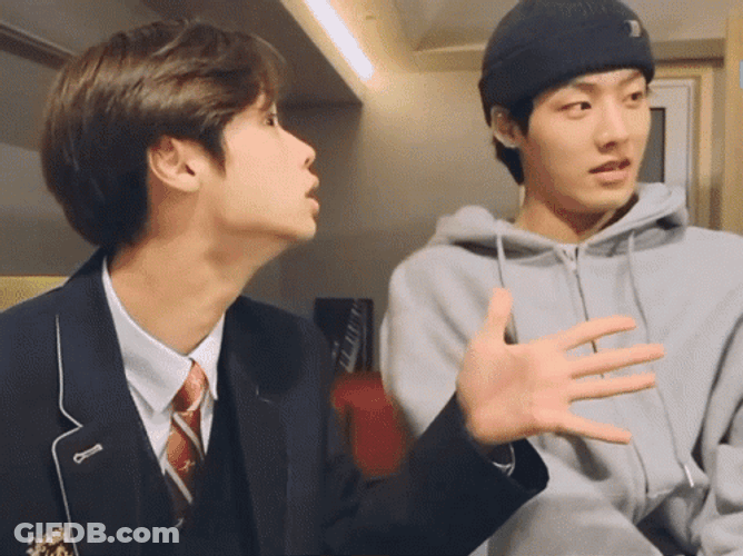 Mirae Douhyun Dongpyo Suspense Annoucement GIF