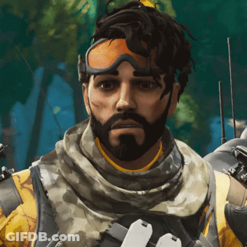 Mirage Fixing Scarf Apex Legends GIF