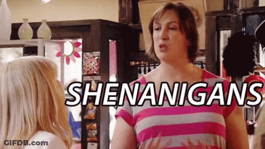 Miranda Hart Shenanigans GIF
