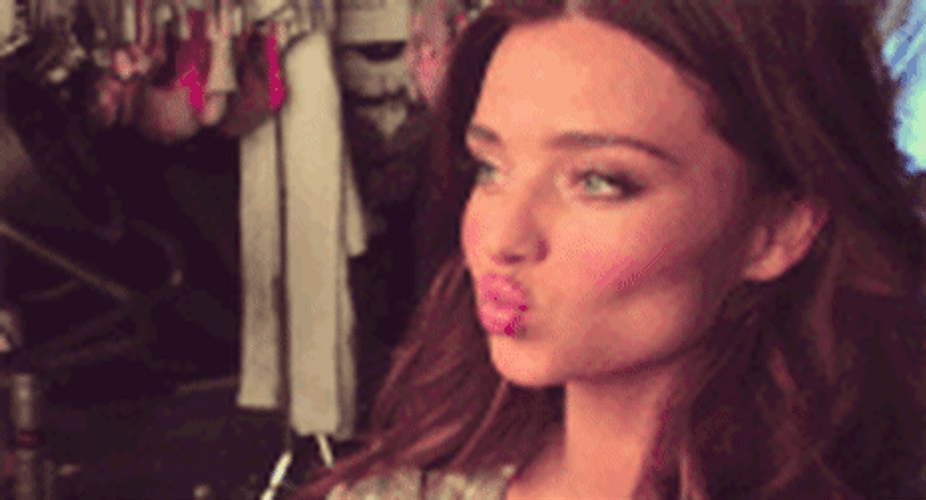 Miranda Kerr Pout GIF