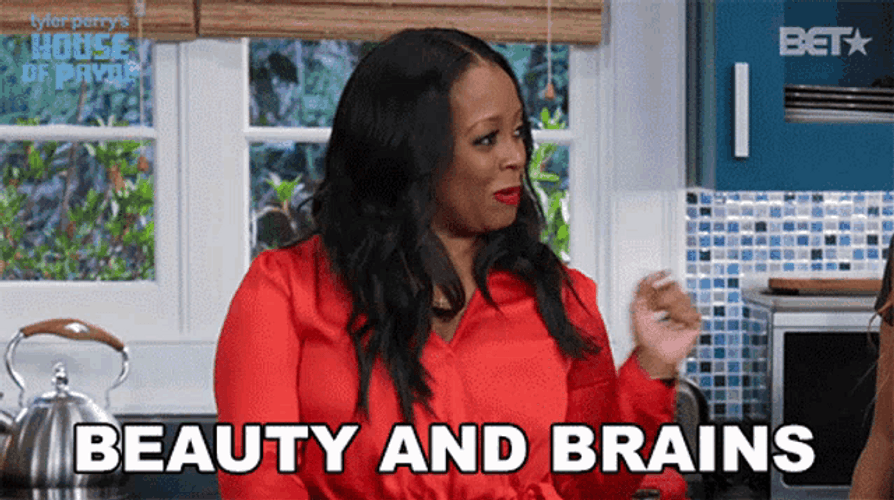 Miranda Payne Beauty And Brains GIF