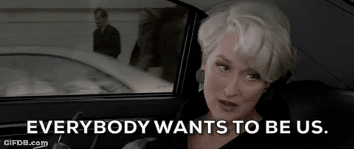 Miranda Priestly Everyone Wants To Be Us GIF