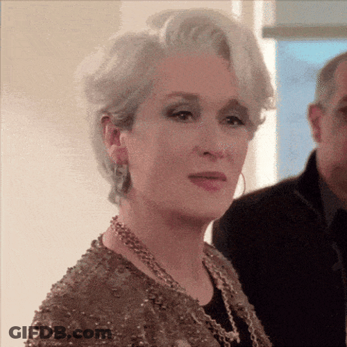 Miranda Priestly Meryl Streep GIF