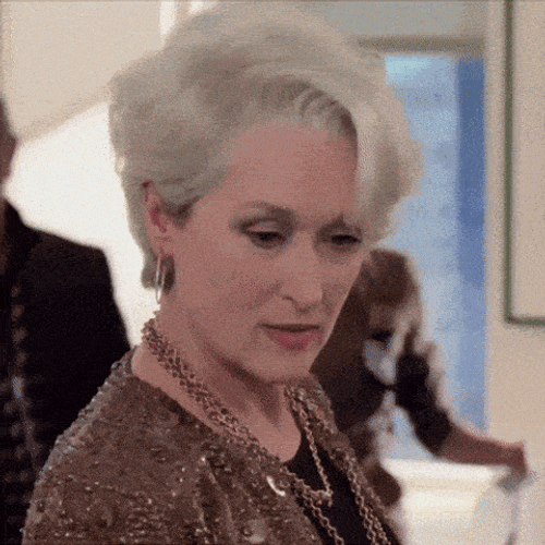 Miranda Priestly Meryl Streep GIF