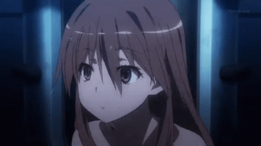 Misaka Mikoto Clone Confused And Sad GIF