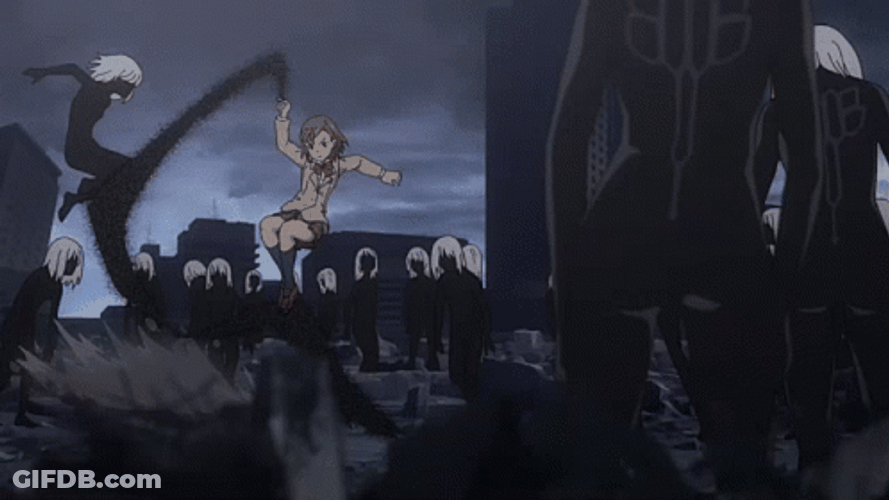 Misaka Mikoto Suspense Fighting Scene GIF