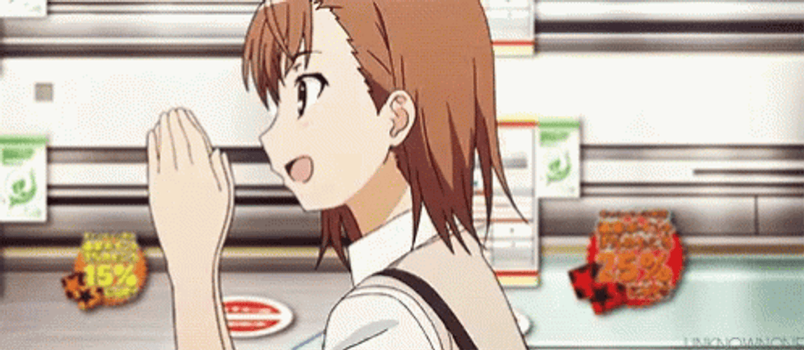 Misaka Mikoto Thumbs Up GIF