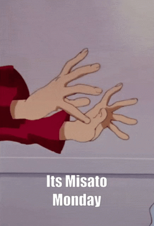Misato Monday Angry Red Face Meme GIF