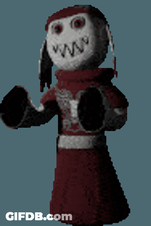 Mischia Scary Sticker GIF