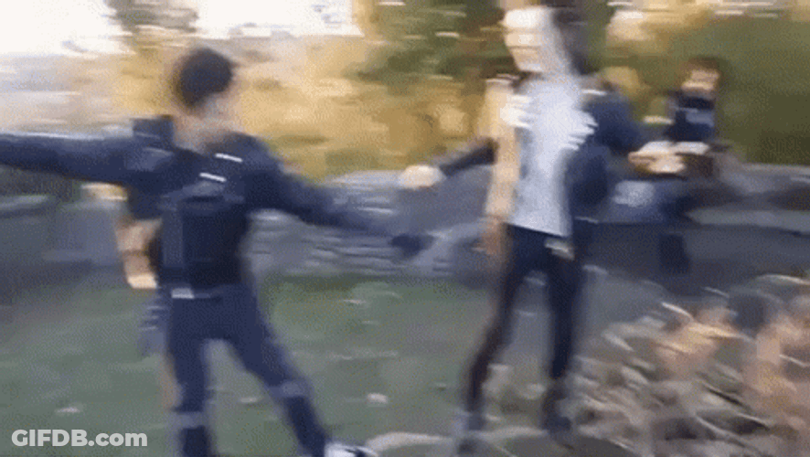 Mischievous Rocker Fans In Mosh Pit GIF