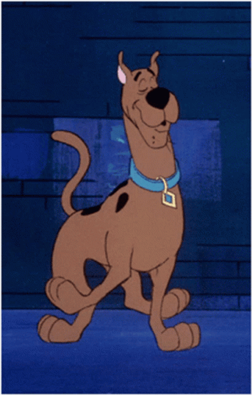 Mischievous Scooby Doo Happy Groove GIF