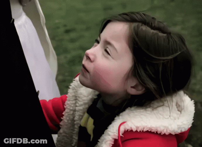 Mischievous Smile Girl Kid GIF