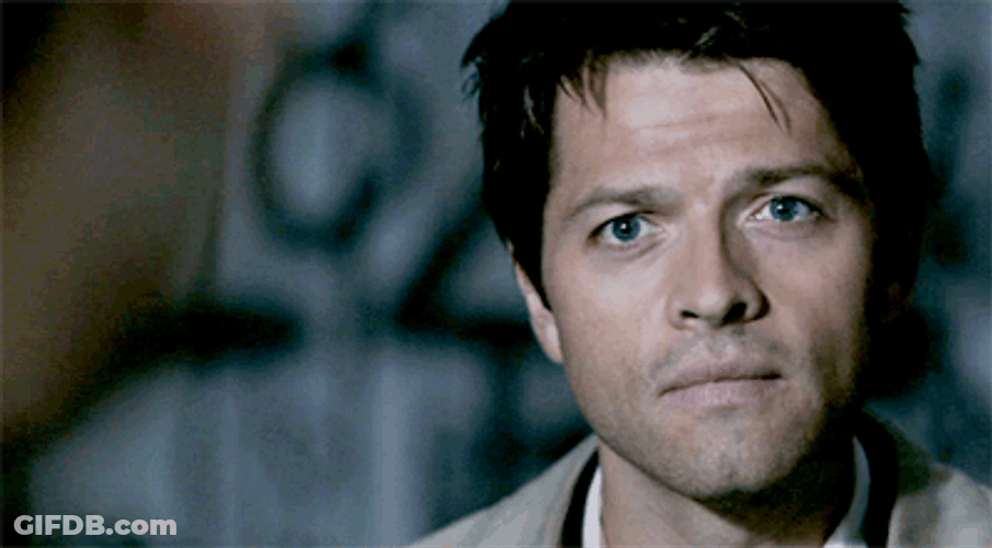 Misha Collins Confused Face GIF