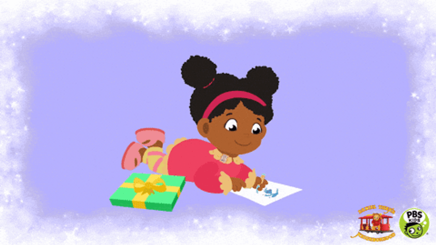 Miss Elaina Writing Pbs Kids GIF