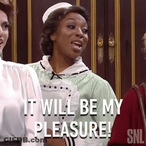 Miss Fink It Will Be My Pleasure GIF