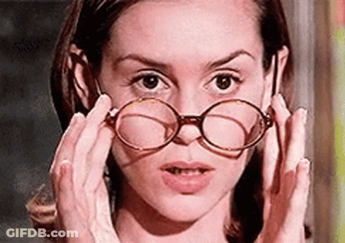 Miss Honey Glasses GIF