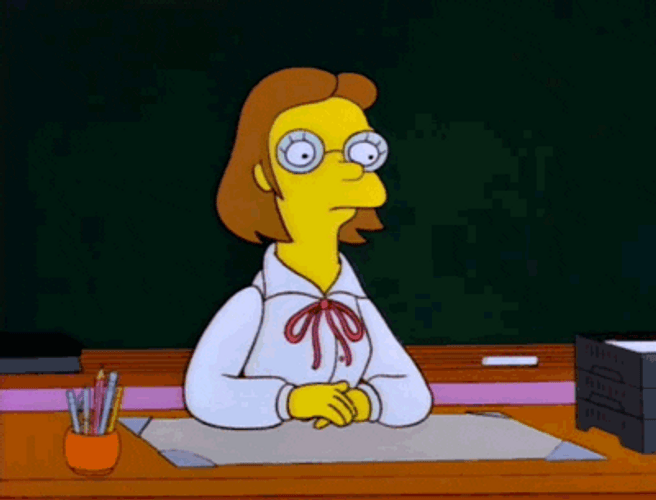Miss Hoover Pressing Independent Thought Alarm GIF