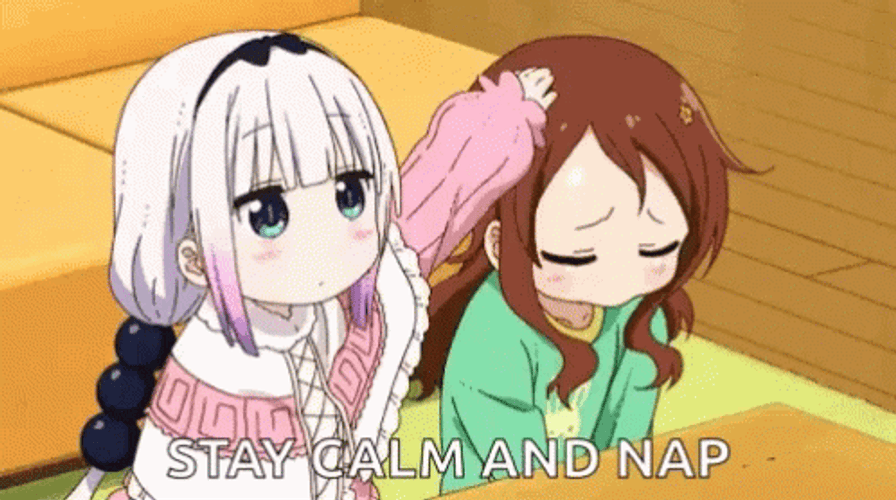 Miss Kobayashi Calming Scene GIF