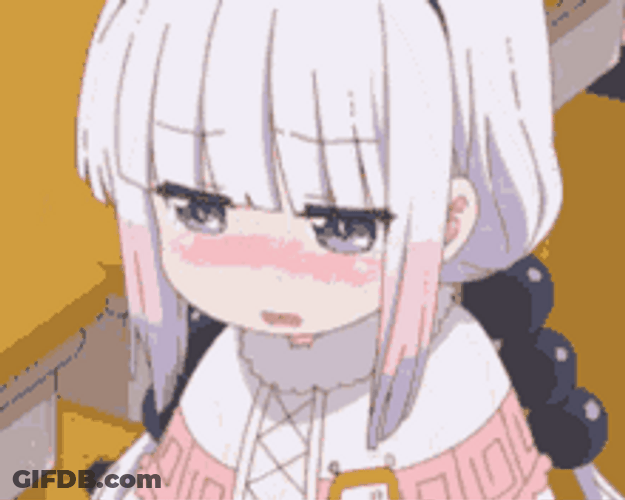 Miss Kobayashi Kanna Kamui Anime Girl Crying GIF