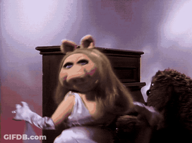 Miss Piggy Dancing Twerking To Piano GIF