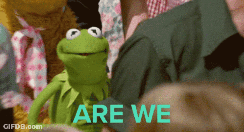 Miss Piggy Flirting Kermit GIF