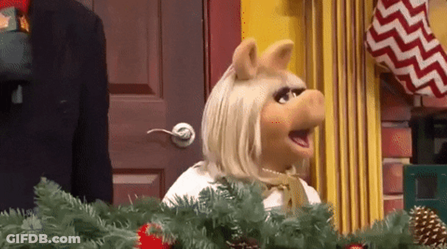 Miss Piggy Looking Sideways GIF