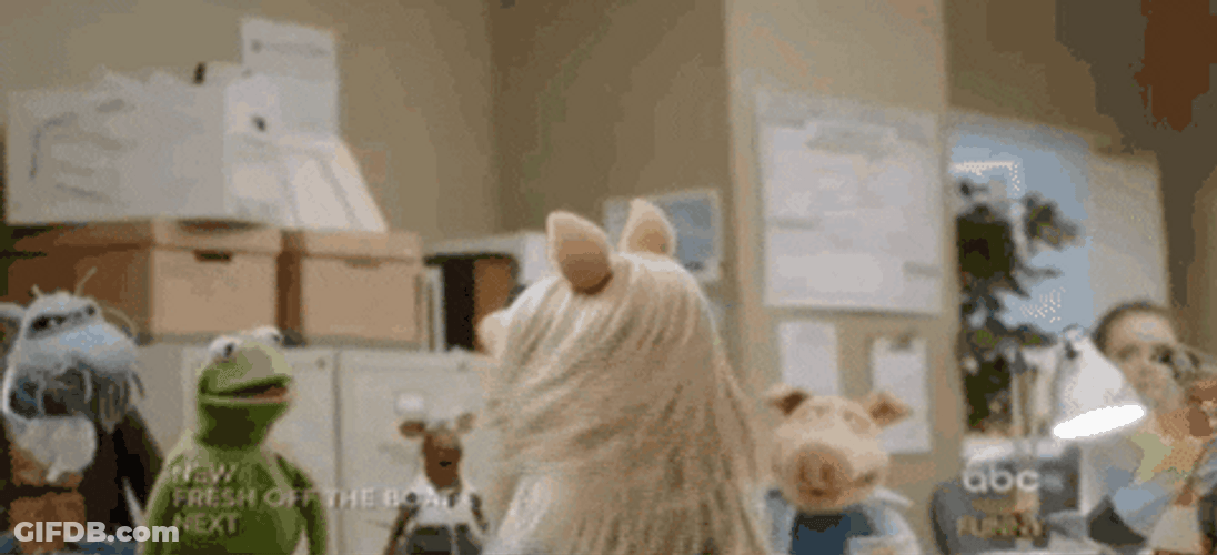 Miss Piggy Saying You're Welcome GIF