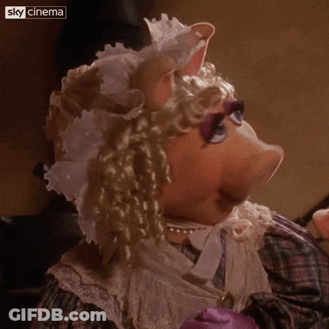 Miss Piggy Says Whatever GIF