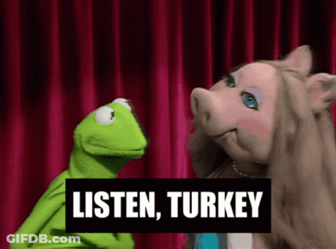 Miss Piggy Scolding Kermit GIF