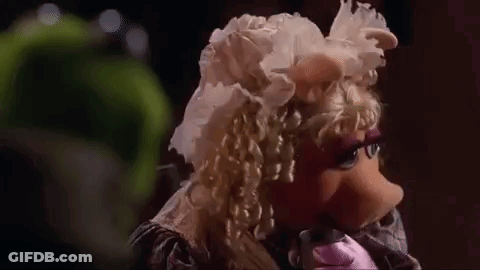 Miss Piggy Talking On Cell Phone GIF
