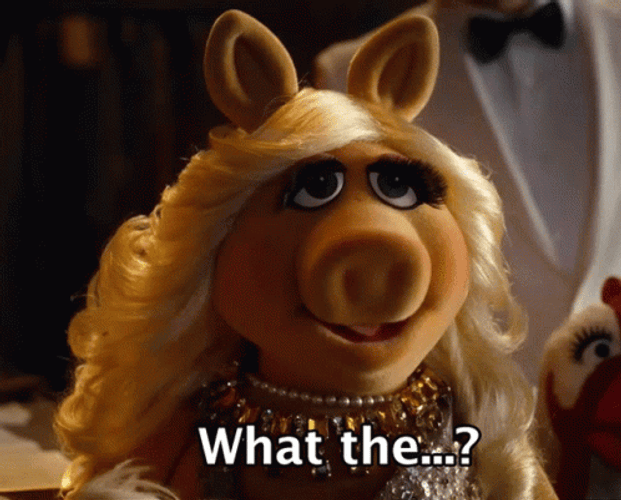 Miss Piggy What A Surprise GIF