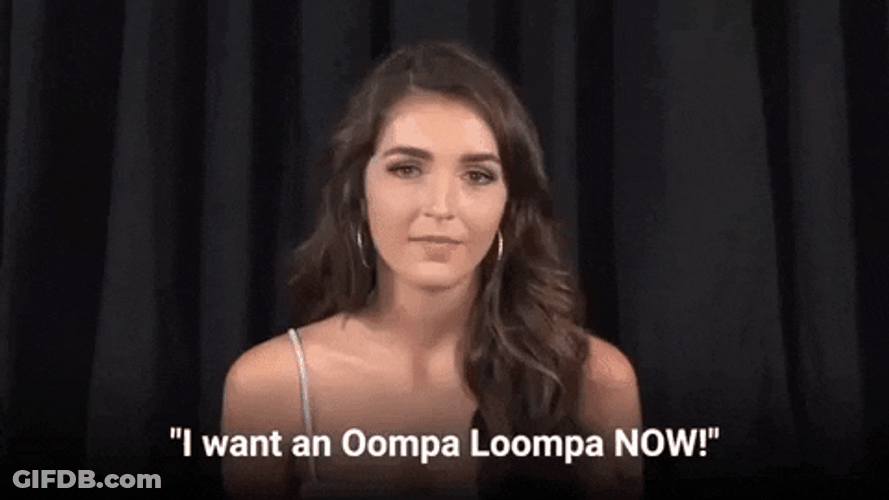 Miss Teen USA Wants Oompa Loompa GIF