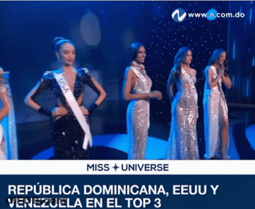 Miss Universe Pageant On Screen GIF