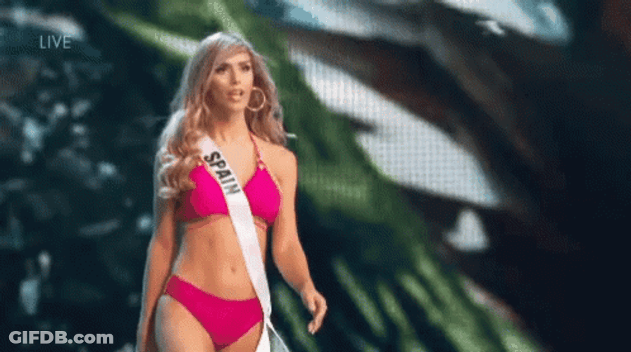 Miss Universe Spain Angela Ponce GIF