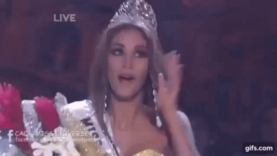 Miss Venezuela Crowning Moment GIF
