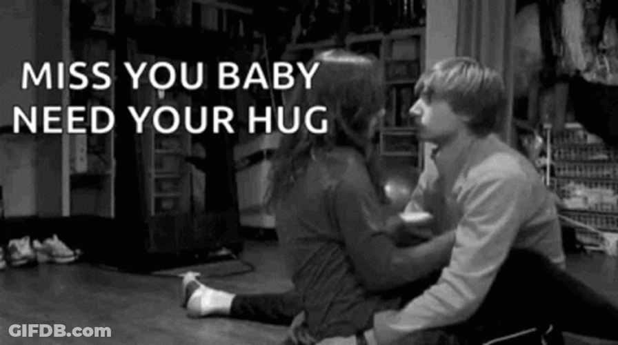 Miss You Baby Need You Romantic Hug GIF
